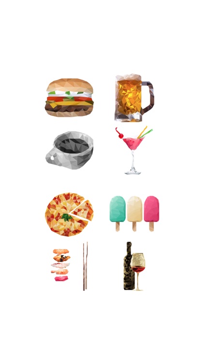 Food Beverage Design Sticker