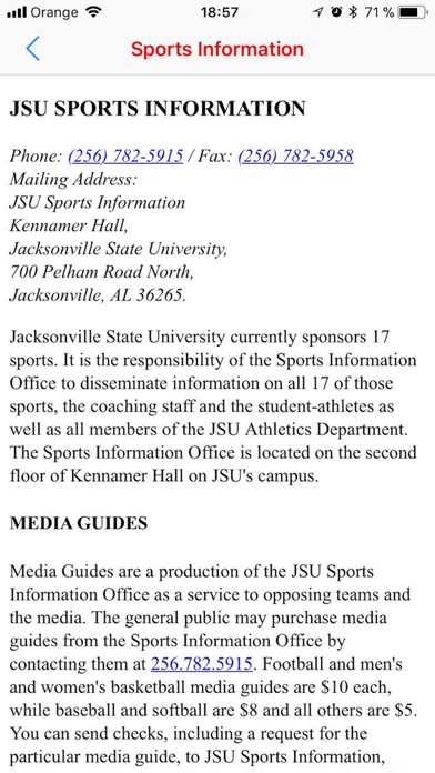 JSU Sports screenshot 2