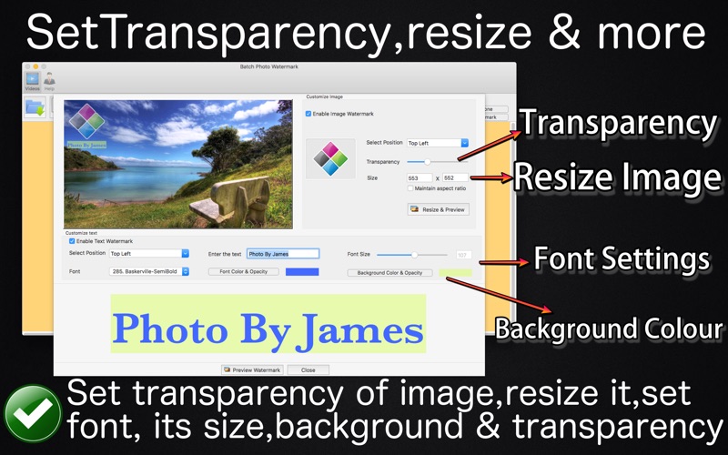 Screenshot #4 for Batch Photo Watermark