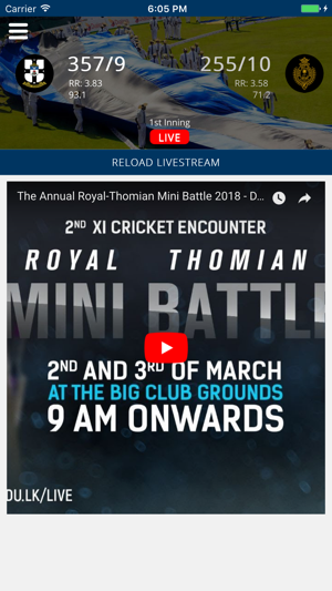 Royal Thomian Live(圖3)-速報App