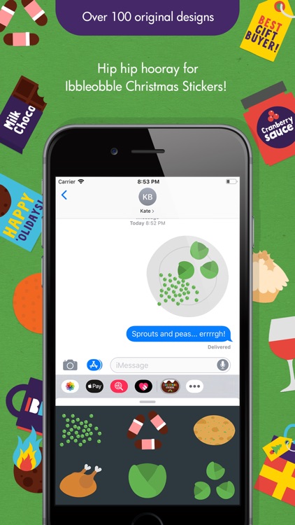 Ibbleobble Christmas Stickers