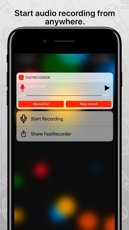 FastRecorder audio recording screenshot-4