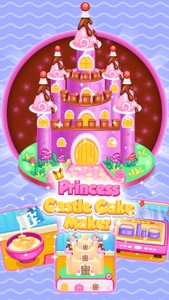 Princess Castle Cake Maker - Cooking Game screenshot #4 for iPhone