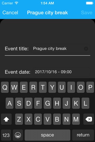 My Events - Countdown screenshot 3
