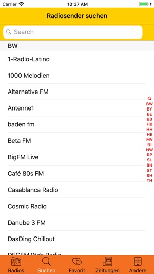 Deutsche Radiosender & Musik on the App Store