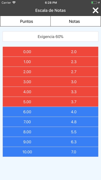 Escala de Evaluaciones screenshot 3