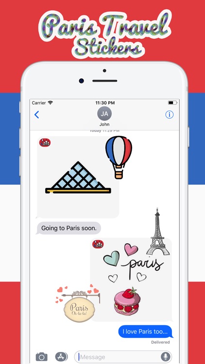 Paris Travel Stickers