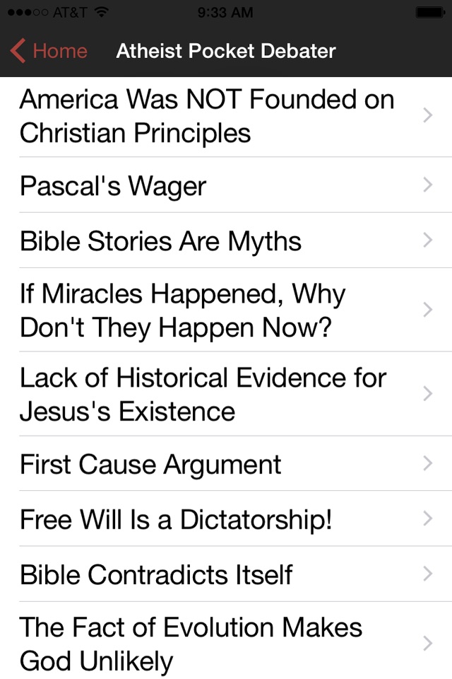 Atheist Pocket Debater screenshot 4