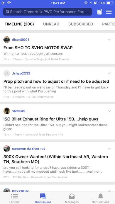 GreenHulkPWCPerformance Forums screenshot 3
