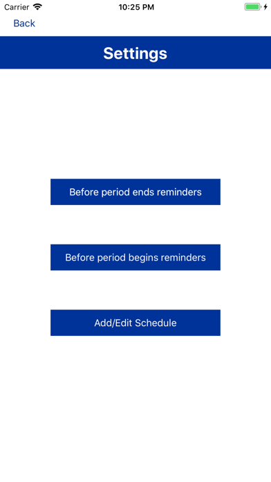 Grant Bell Schedule iPhone screenshot 4 - Reference app