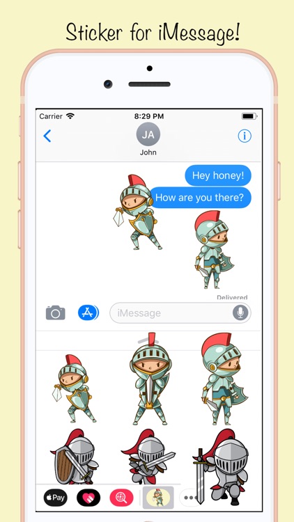 Royal Warrior Stickers