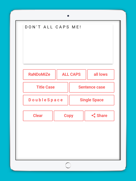 Screenshot #5 pour Case Changer Random Caps