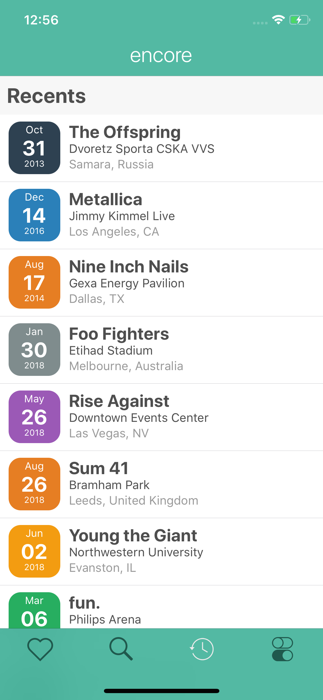 Encore for Setlist.fm screenshot 3