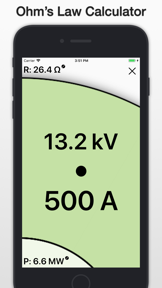 PIER: Ohm's Law Calculator screenshot