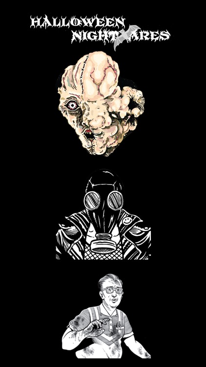 Halloween Nightmares Stickers