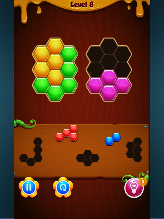 Screenshot #6 pour HoneyComb Puzzle - game