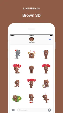 Game screenshot Brown 3D - LINE FRIENDS mod apk