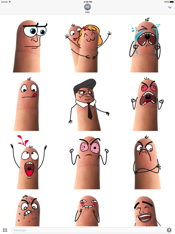 Screenshot #5 pour Finger Couple in Love Sticker
