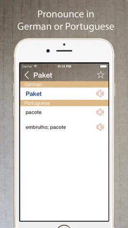 Game screenshot German Portuguese Dictionary + apk
