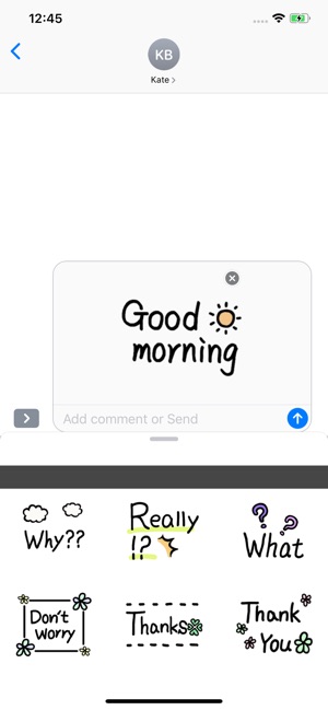 Simple Message stickers pack(圖3)-速報App