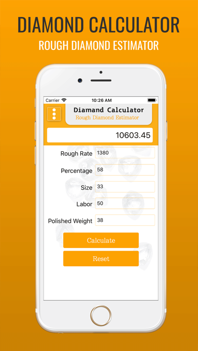 Rough Diamond Calculator screenshot 2