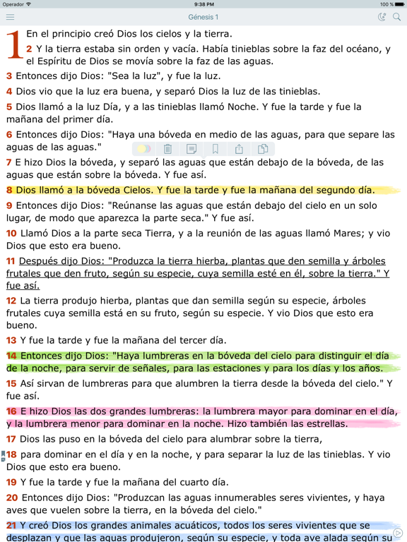 Screenshot #4 pour La Biblia Moderna en Español