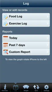tap & track calorie counter iphone screenshot 2