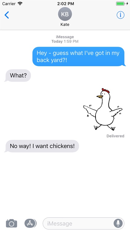 Happy Chickens Stickers