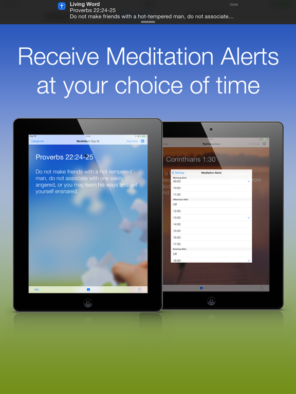 Bible Verses: Living Word iPad screenshot 4 - Reference app