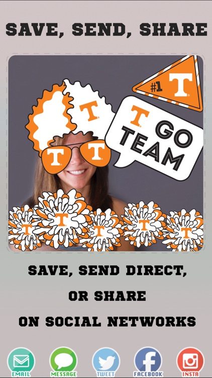 Tennessee Volunteers PLUS Selfie Stickers screenshot-3