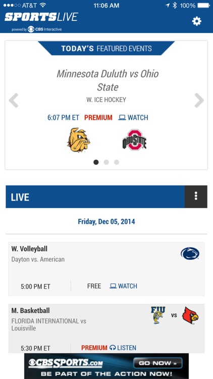 SportsLive: Watch & Listen