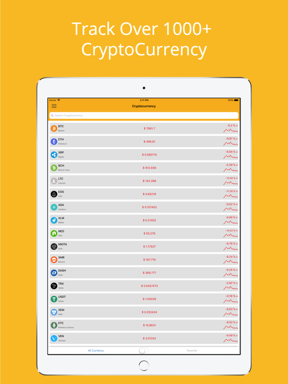 Screenshot #4 pour CryptoCurrency - Live Tracking
