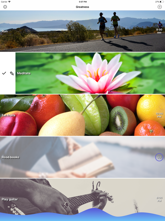 Screenshot #4 pour Greatness: Habit list & Diary