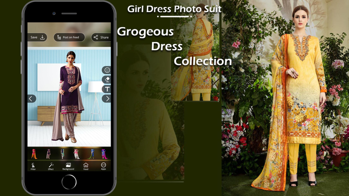 Girl Dress Photo Suit