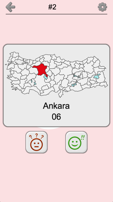 Provinces of Turkey - Quiz Screenshot