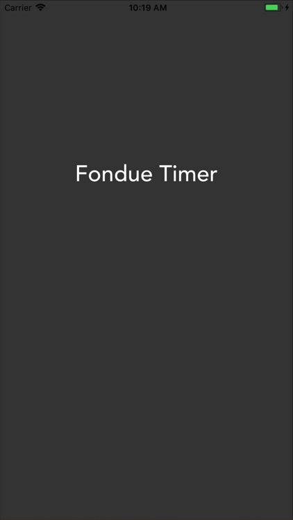 The Fondue Timer