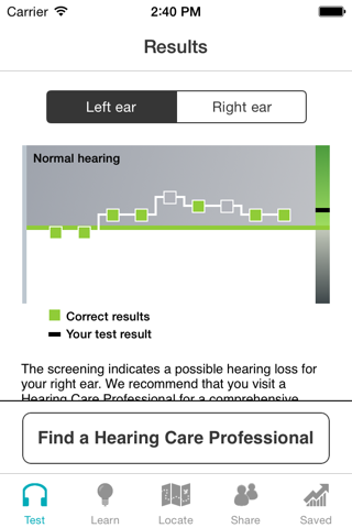 Signia Hearing Test screenshot 4