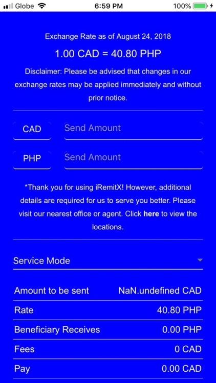 Iremitx Sg By I Remit Inc Iremitx Sg Screenshot 2