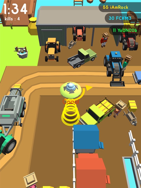 Screenshot #4 pour UFO.io - Abduct Everything
