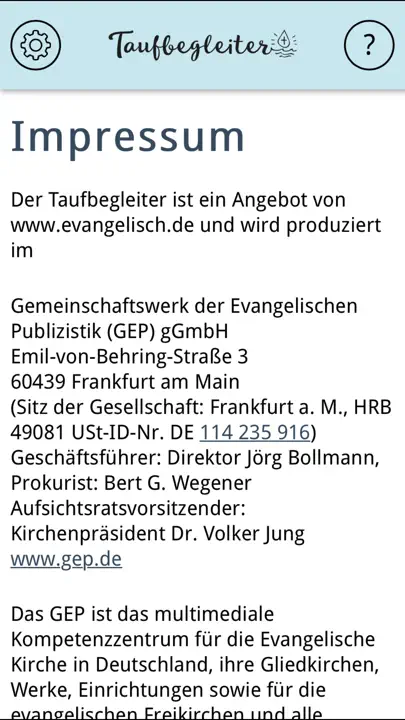 Taufbegleiter iPhone-skjermbilde 8
