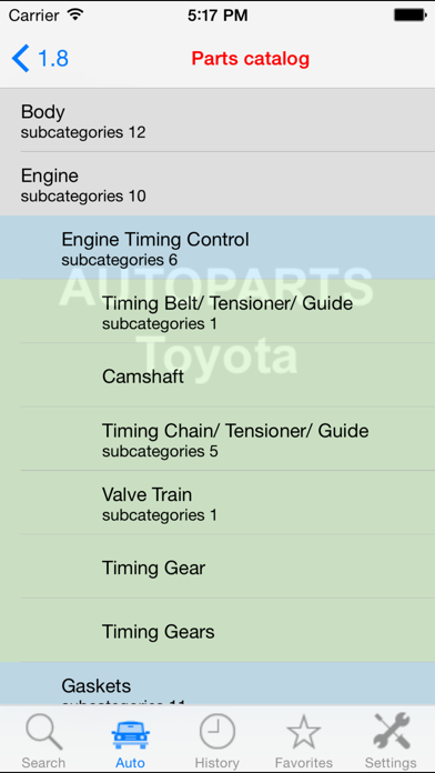 Autoparts for Toyota Screenshot