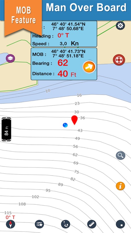 Old Hickory Lake gps offline nautical chart