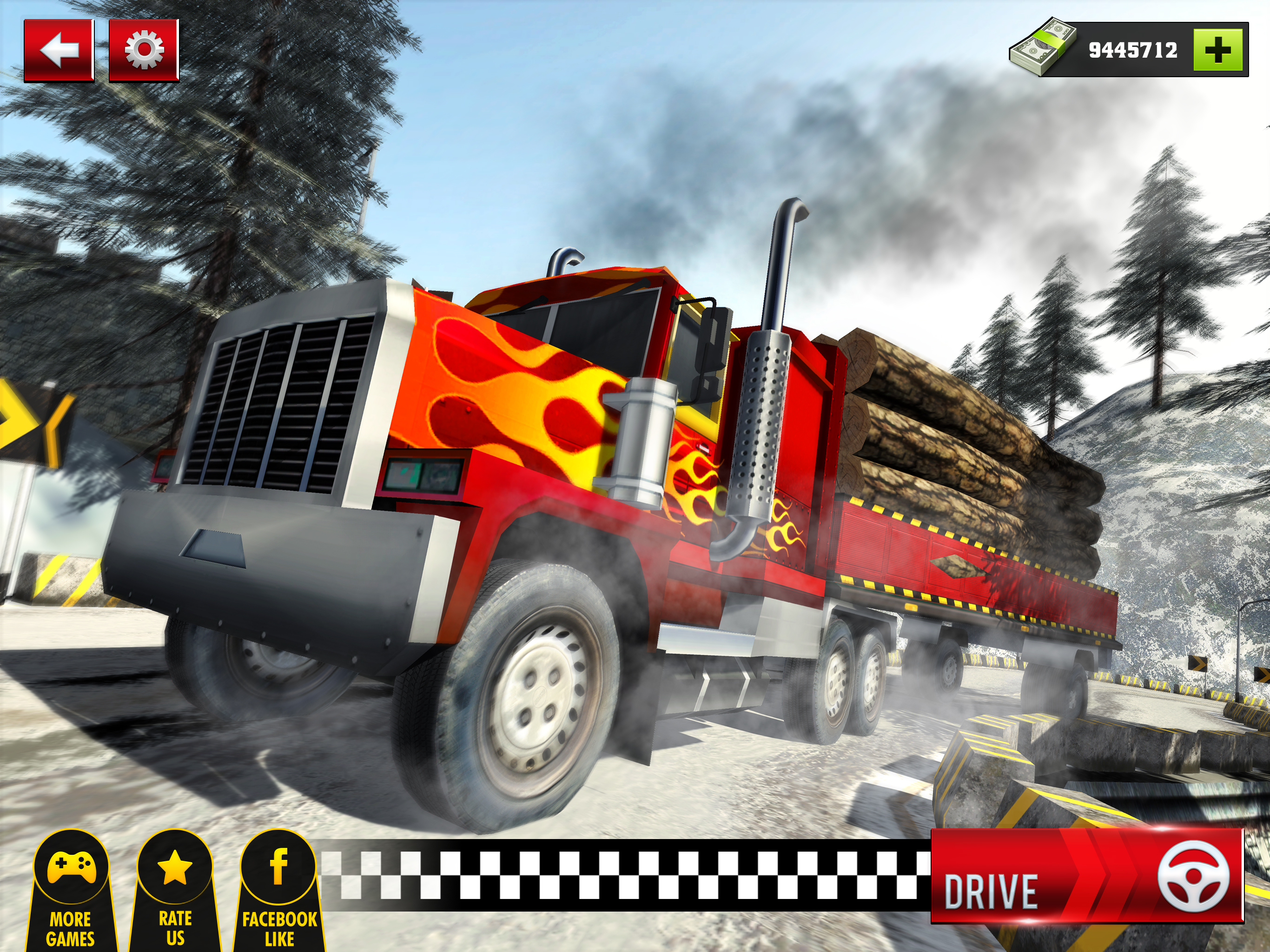 Highway Cargo Truck Transport