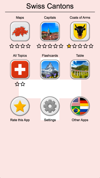 Screenshot 3 of Cantons of Switzerland Quiz App