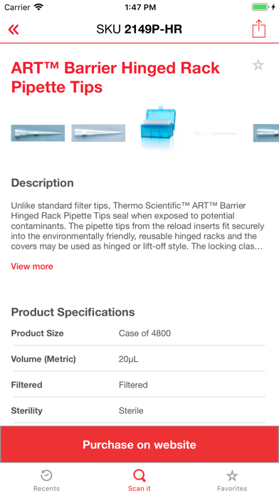 Thermo Fisher Product360 screenshot 4