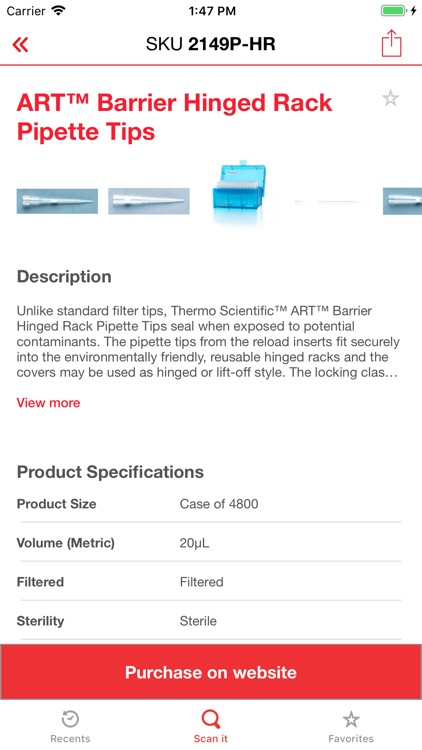 Thermo Fisher Product360 screenshot-3