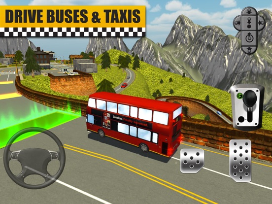 Bus & Taxi Driving Simulatorのおすすめ画像3