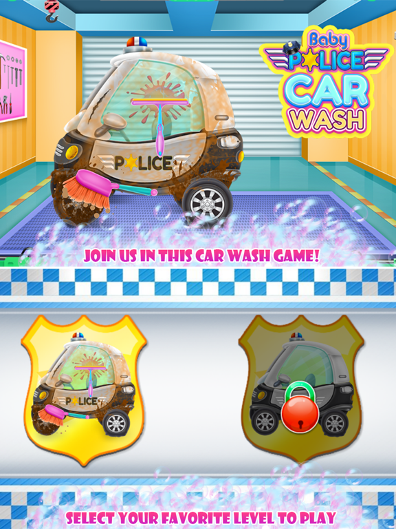 Screenshot #4 pour Baby Police Car Wash