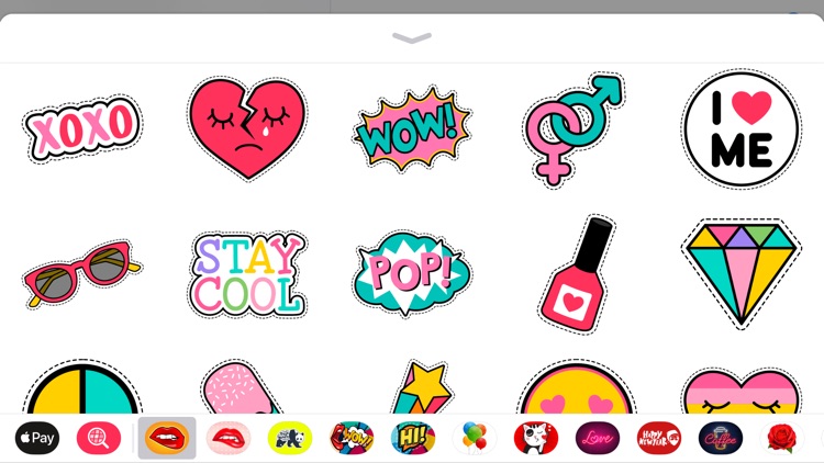 Cute Girly Style Stickers App screenshot-4