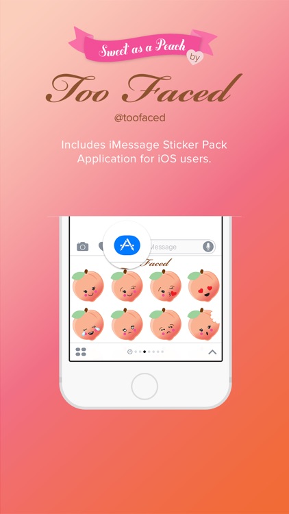 Too Faced emojis, sticker & card